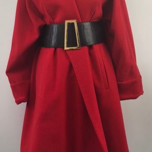 Louis Féraud Retro Chic Wool-Cashmere Flared Coat - Loose Sleeves