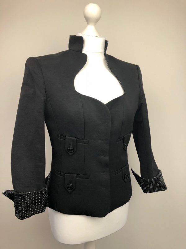 Yves Saint-Laurent black fitted jacket Size 40