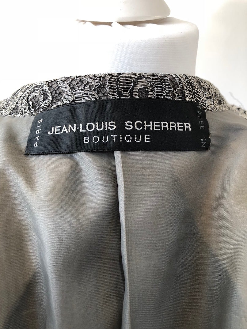 Bags  Preowned Jean Louis Scherrer Paris Black Shoulder Bag