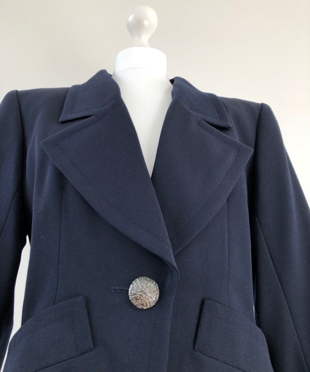 ysl blue blazer