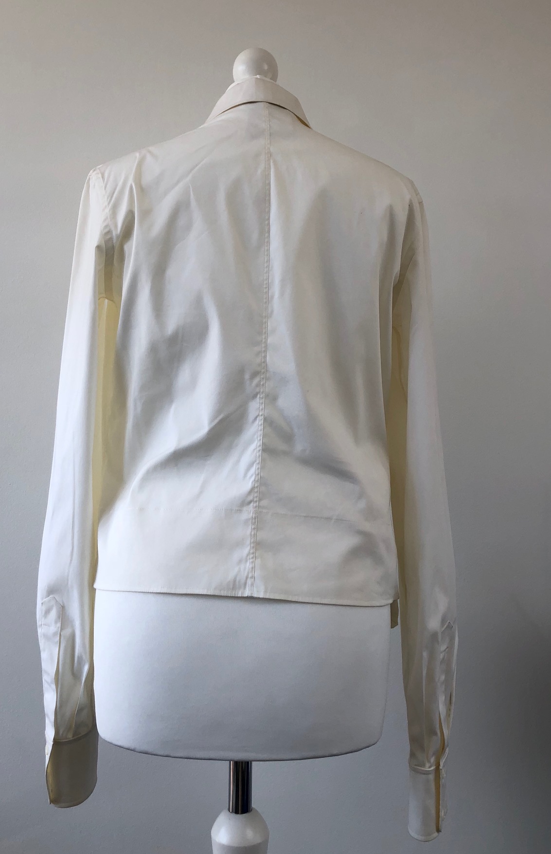 YVES SAINT-LAURENT Wrap Blouse Top Long Sleeves Vintage