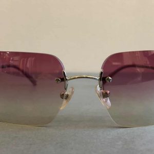 chanel sunglasses with logo on side