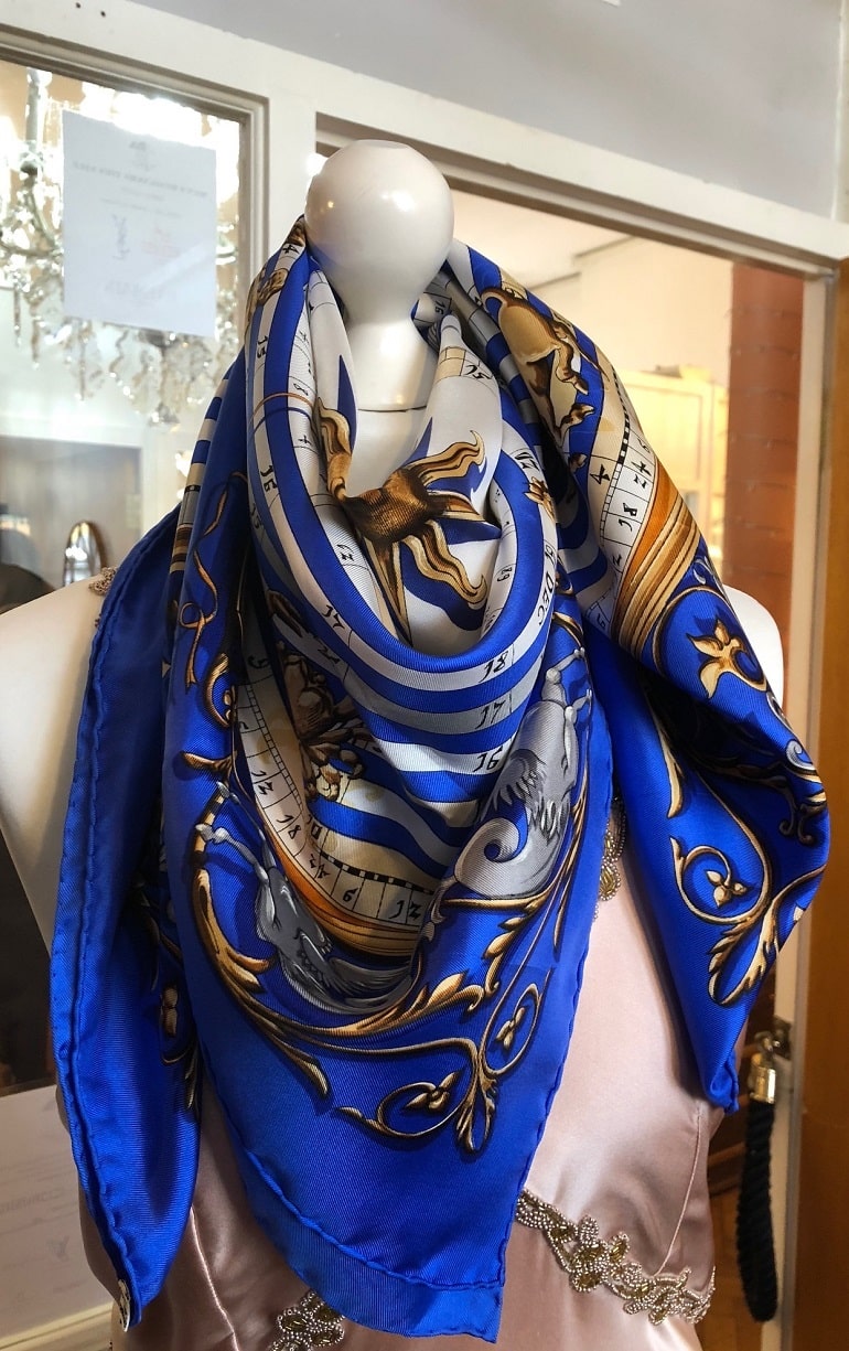 hermes silk shawl