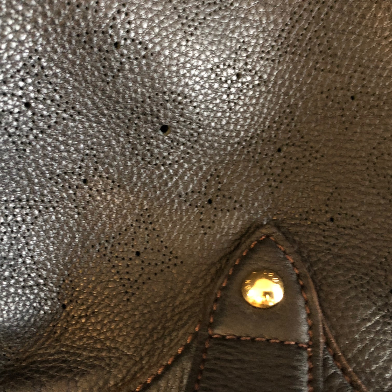 Louis Vuitton Cropped Mahina Monogram Leather Jacket