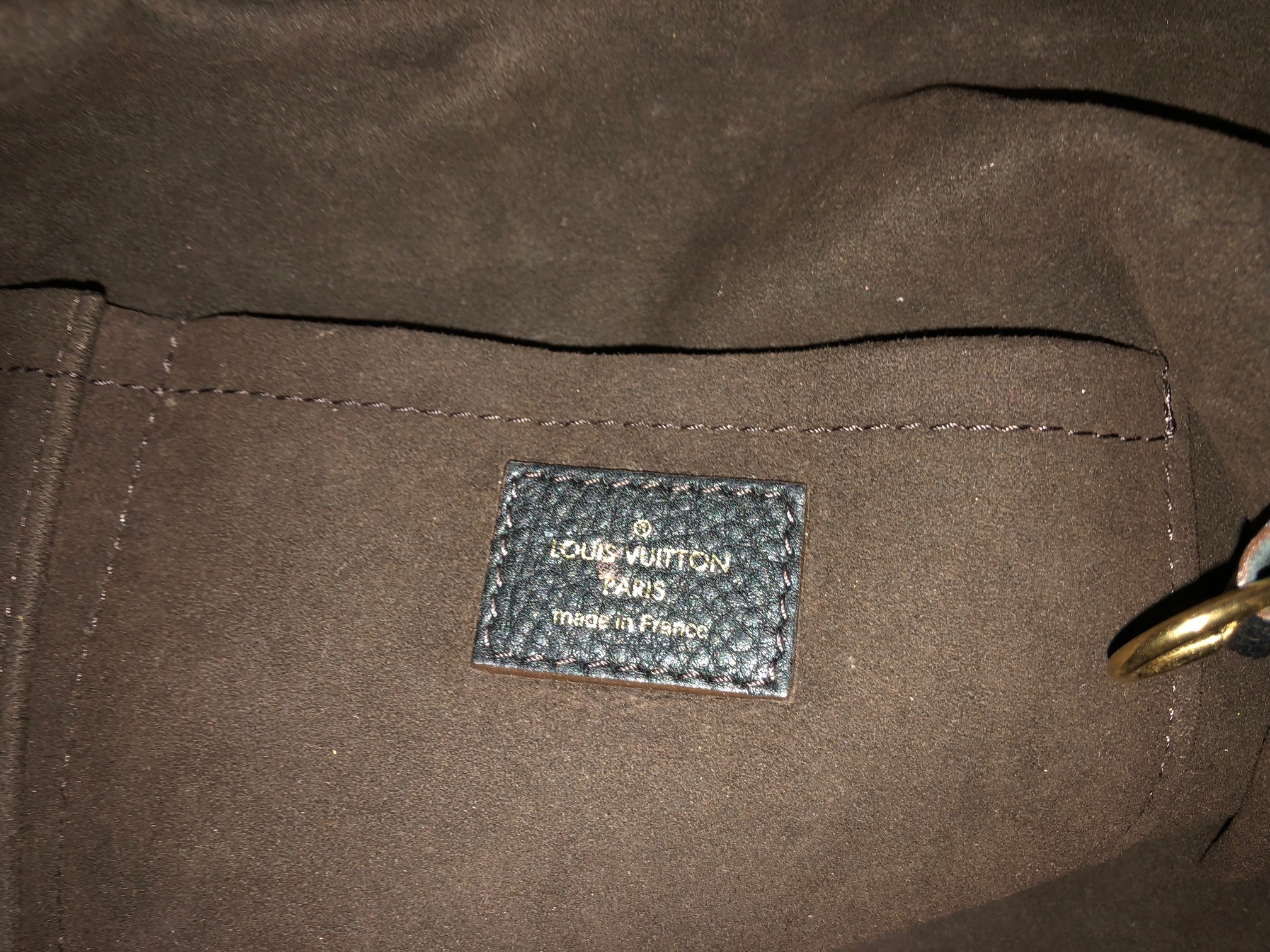 LOUIS VUITTON Monogram Mahina Shoulder Bag Black - Chelsea Vintage