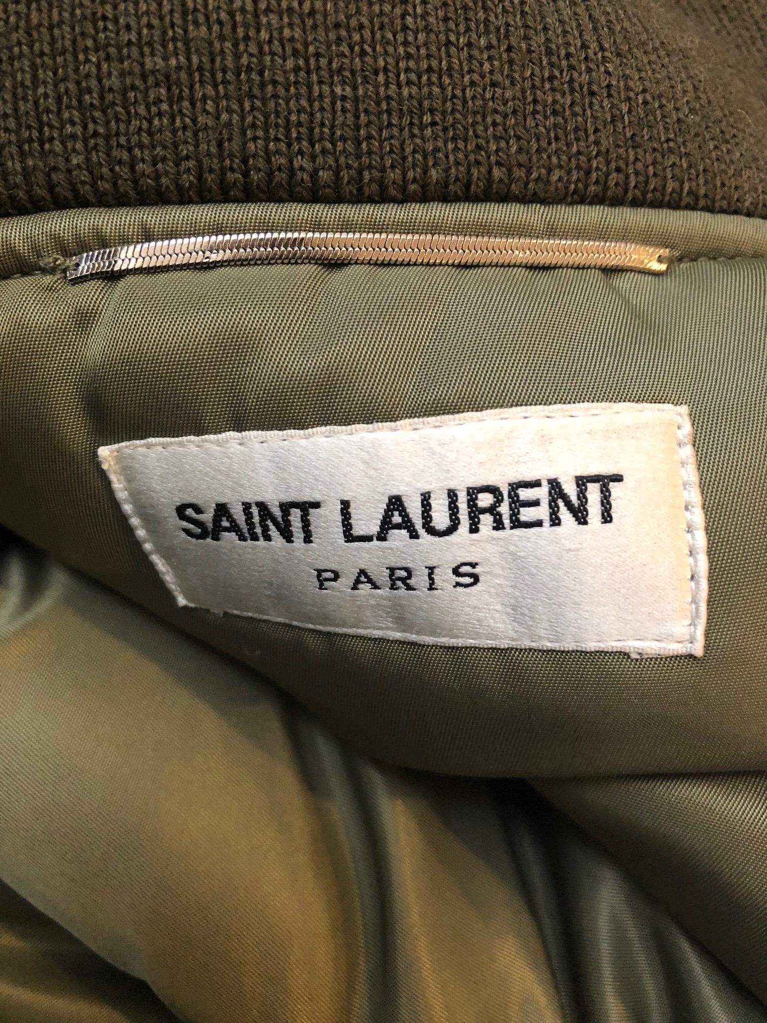 Bomber jacket in nylon, Saint Laurent