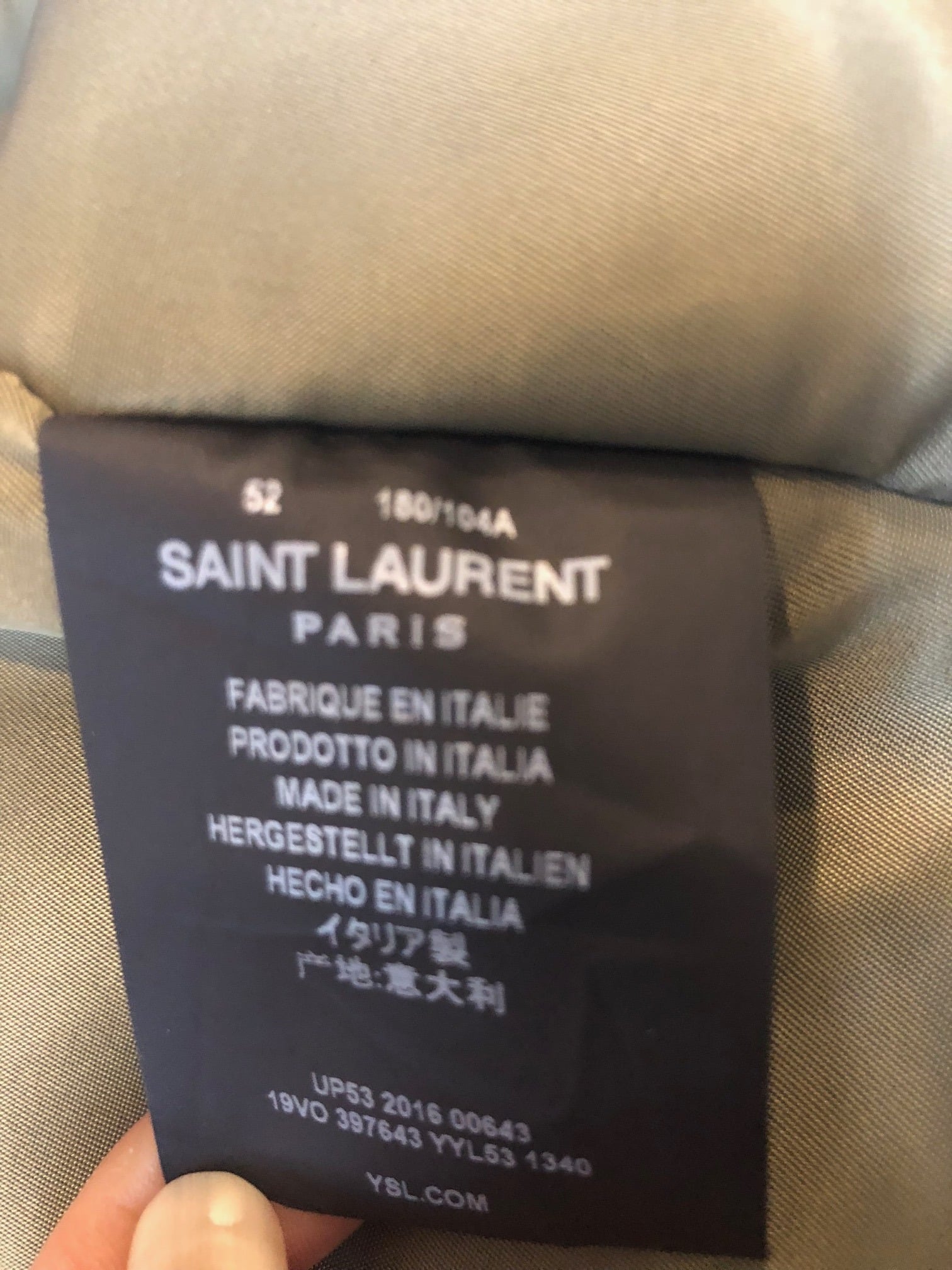 Saint Laurent Shell Bomber Jacket FR 38 UK 10 For Sale at 1stDibs