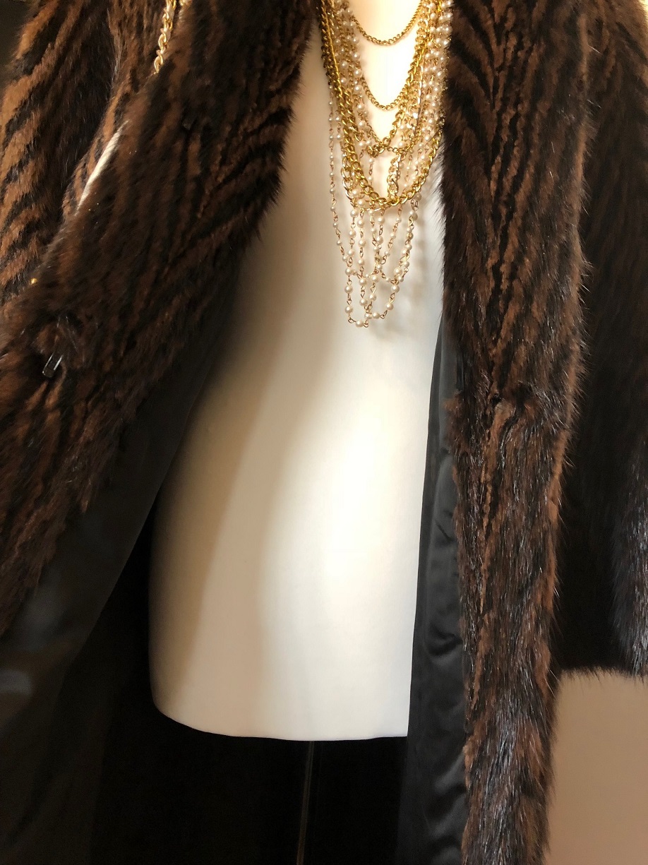 Louis Vuitton monogram mink fur jacket womens coat outwear clothes