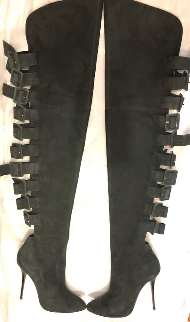 Thigh-High Over Boots Zanotti 40 - Chelsea Vintage Couture