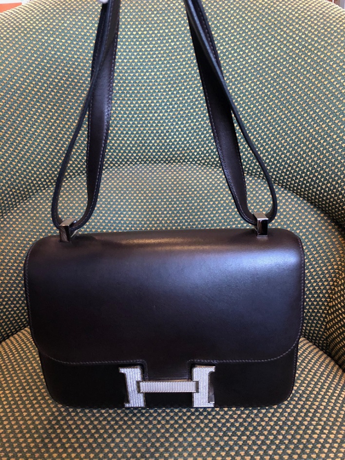 Shop HERMES CONSTANCE 2021 SS Leather Shoulder Bags (H082070CK AA) by  Grijze