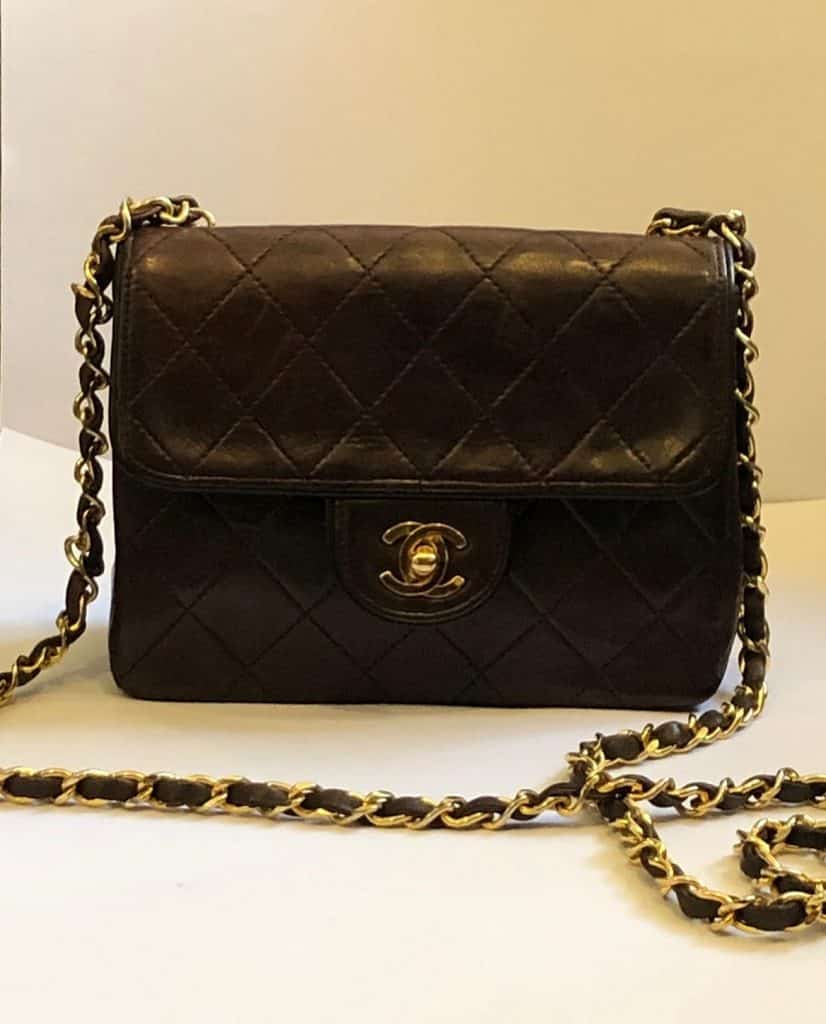 Rare Chanel DoubleSided Lambskin Flap Bag  SFN