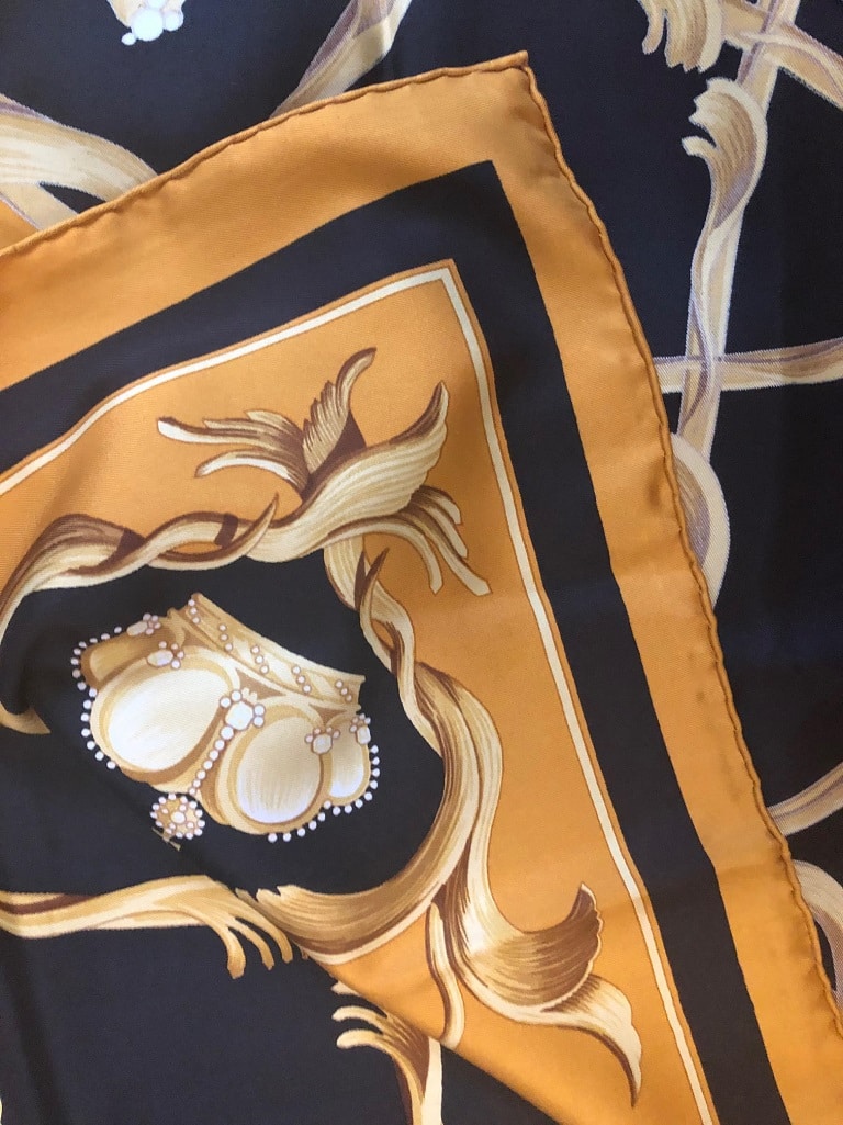 HERMES Scarf CHEVALIER RARE - Chelsea Vintage Couture