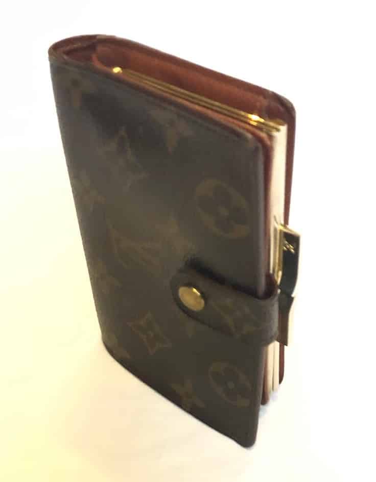 Louis Vuitton Wallet Monogram Canvas Vintage Flap Brown