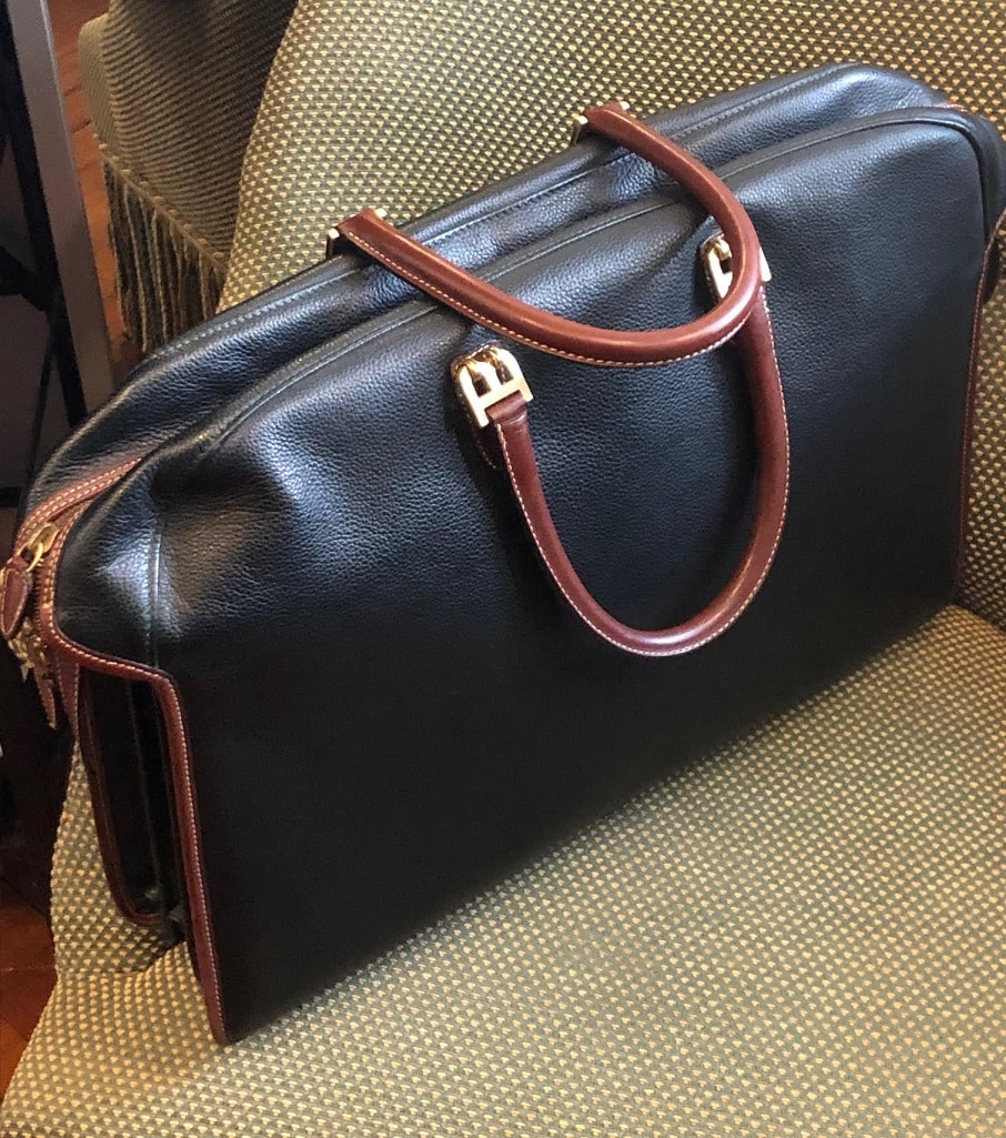 Guy Laroche Duffle Bag  Bags, Genuine leather bags, Duffle bag
