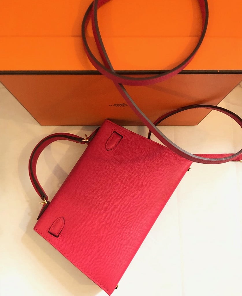 Hermès 2021 Epsom Mini Kelly II Sellier 20 - Pink Mini Bags, Handbags -  HER499429