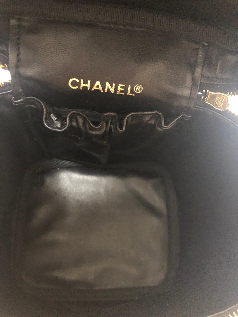 CHANEL Black Bag Quilted Vanity Pouch - Chelsea Vintage Couture