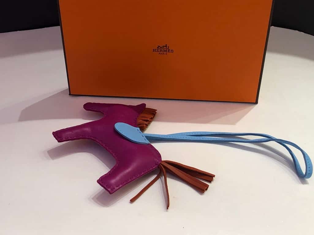 Hermès - Authenticated Rodeo Bag Charm - Leather Purple for Women, Never Worn