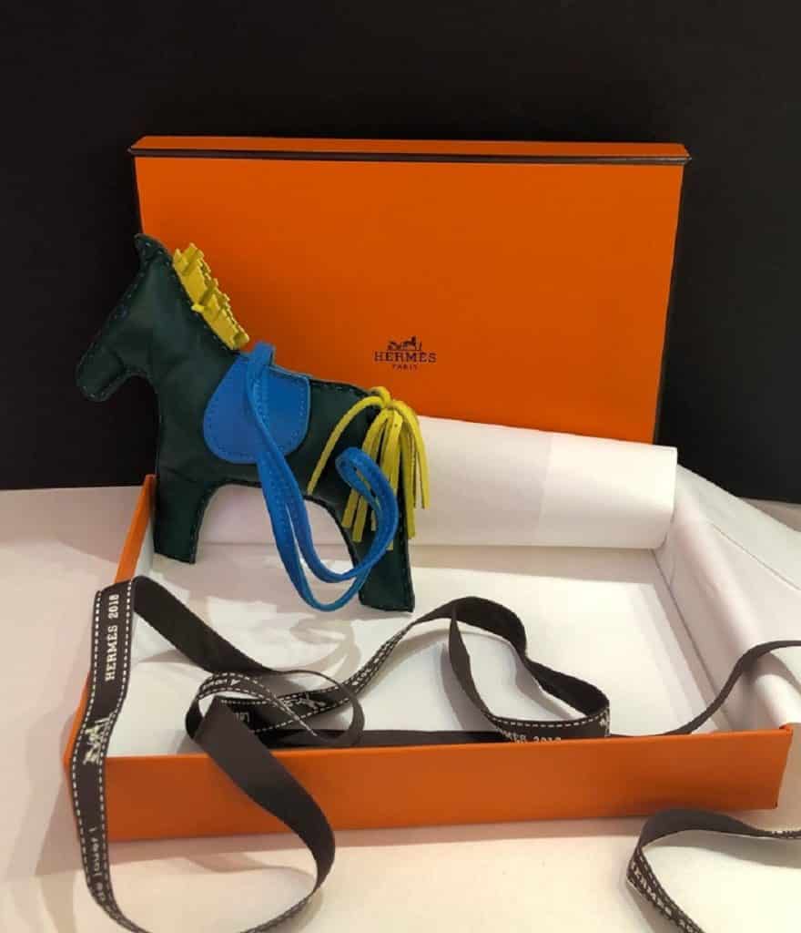 HERMES Rodeo Bag Accessory Charm AM Horse New Chelsea Vintage Couture