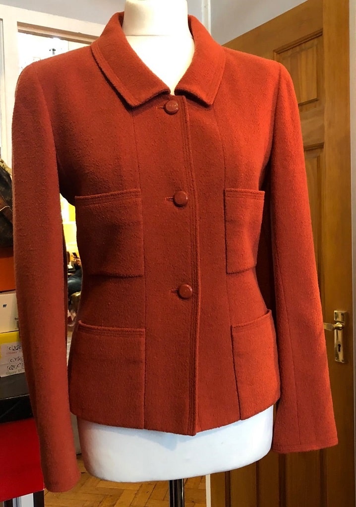 Chanel Long Sleeves Tweed Fitted Jacket - Chelsea Vintage Couture