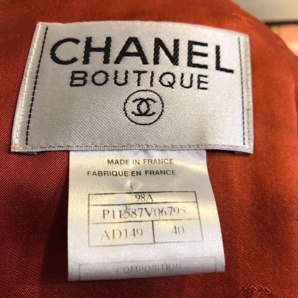 Chanel Long Sleeves Tweed Fitted Jacket - Chelsea Vintage Couture