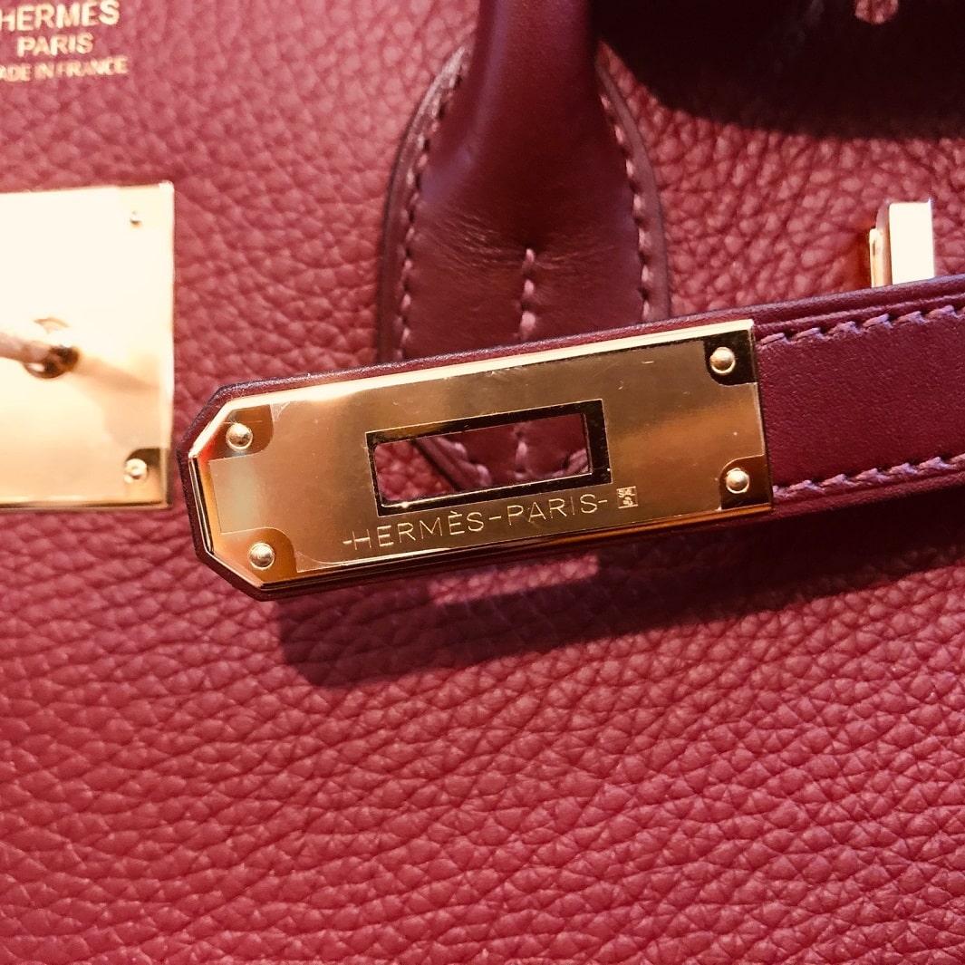 Hermes Birkin 30 Rouge H Epsom Gold Hardware #T - Vendome