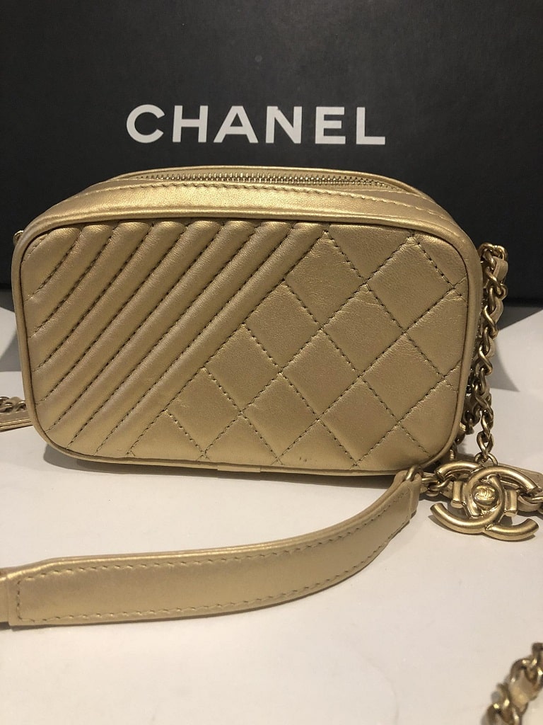 Chanel Quilted Lambskin Camera Bag - Yellow Crossbody Bags, Handbags -  CHA955518