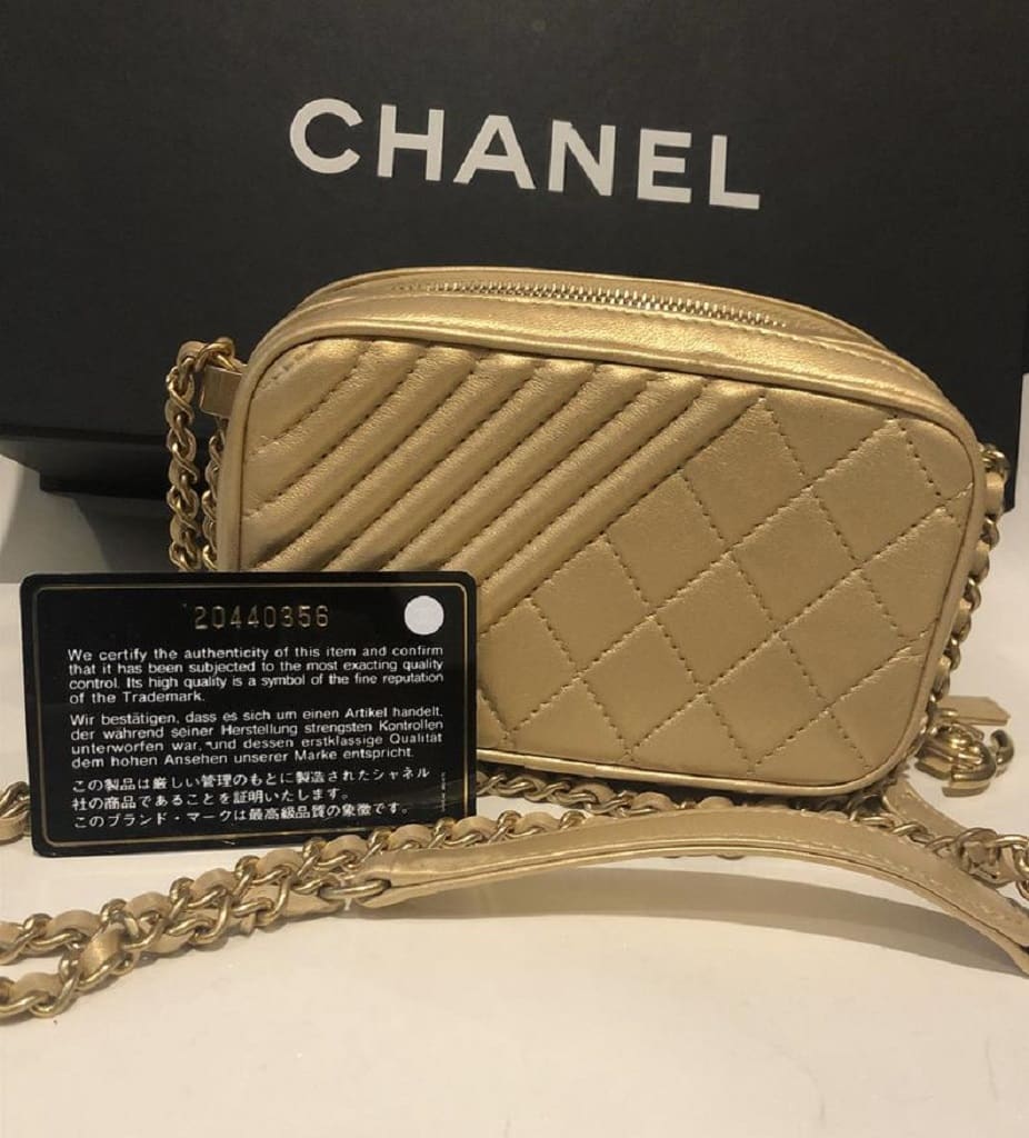 Chanel Blue Quilted Lambskin Leather Mini Coco Boy Camera Case Bag -  Yoogi's Closet