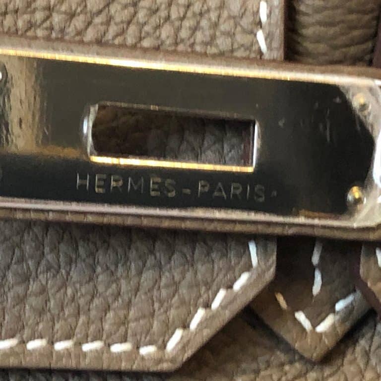 HERMÈS Etoupe Togo Birkin 30 Palladium Hardware AS NEW - Chelsea ...