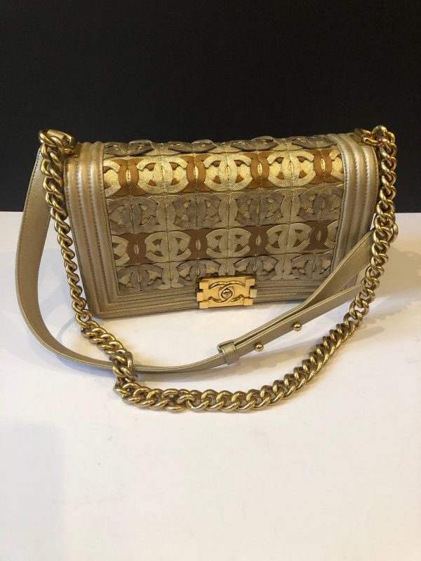 Leather Bag Strap Repair ~ Chanel Bag Edition Limited Cc Gold Cut Boy ...