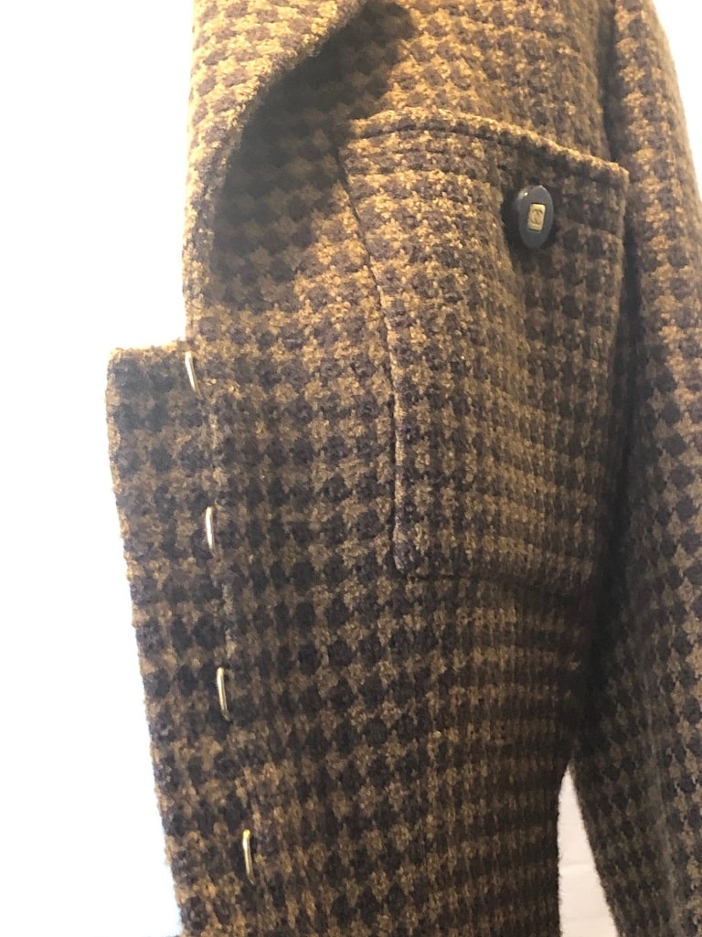 CHANEL 1990s Tweed Two-Piece Suit Belted Jacket Skirt Chanel Iconic ...