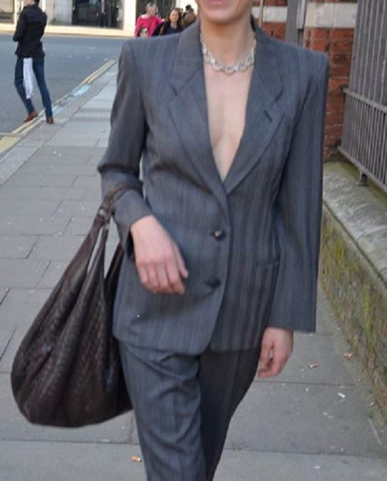 GIORGIO ARMANI Vintage Pinstriped Blazer Trousers Suit 1980’s