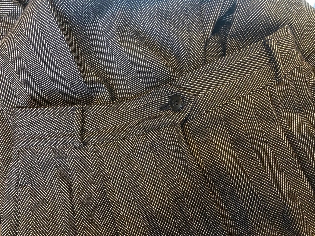 GIORGIO ARMANI Vintage Pinstriped Blazer Trousers Suit 1980's - Chelsea ...