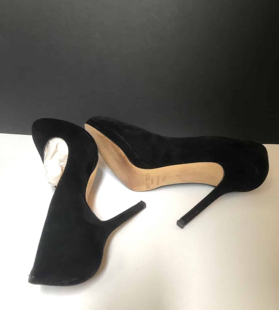 Black Love 85 suede point-toe pumps | Jimmy Choo | MATCHES UK