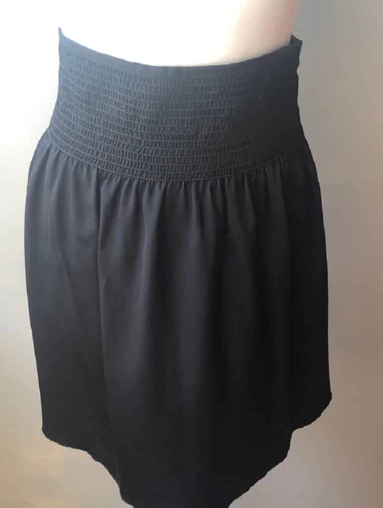 CHANEL Black Mini Skirt & Top Silk Lace - Chelsea Vintage Couture