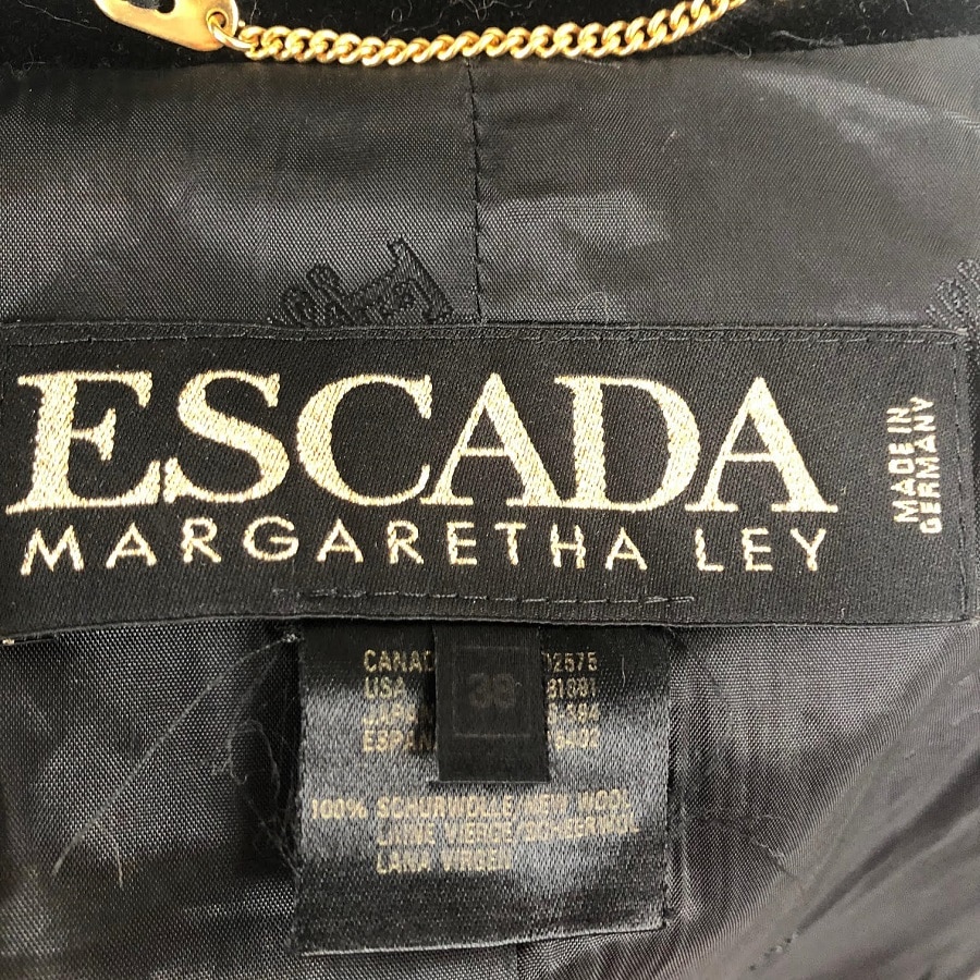 Vintage 1980-90s ESCADA Jacket by Margaretha Ley Made in Germany