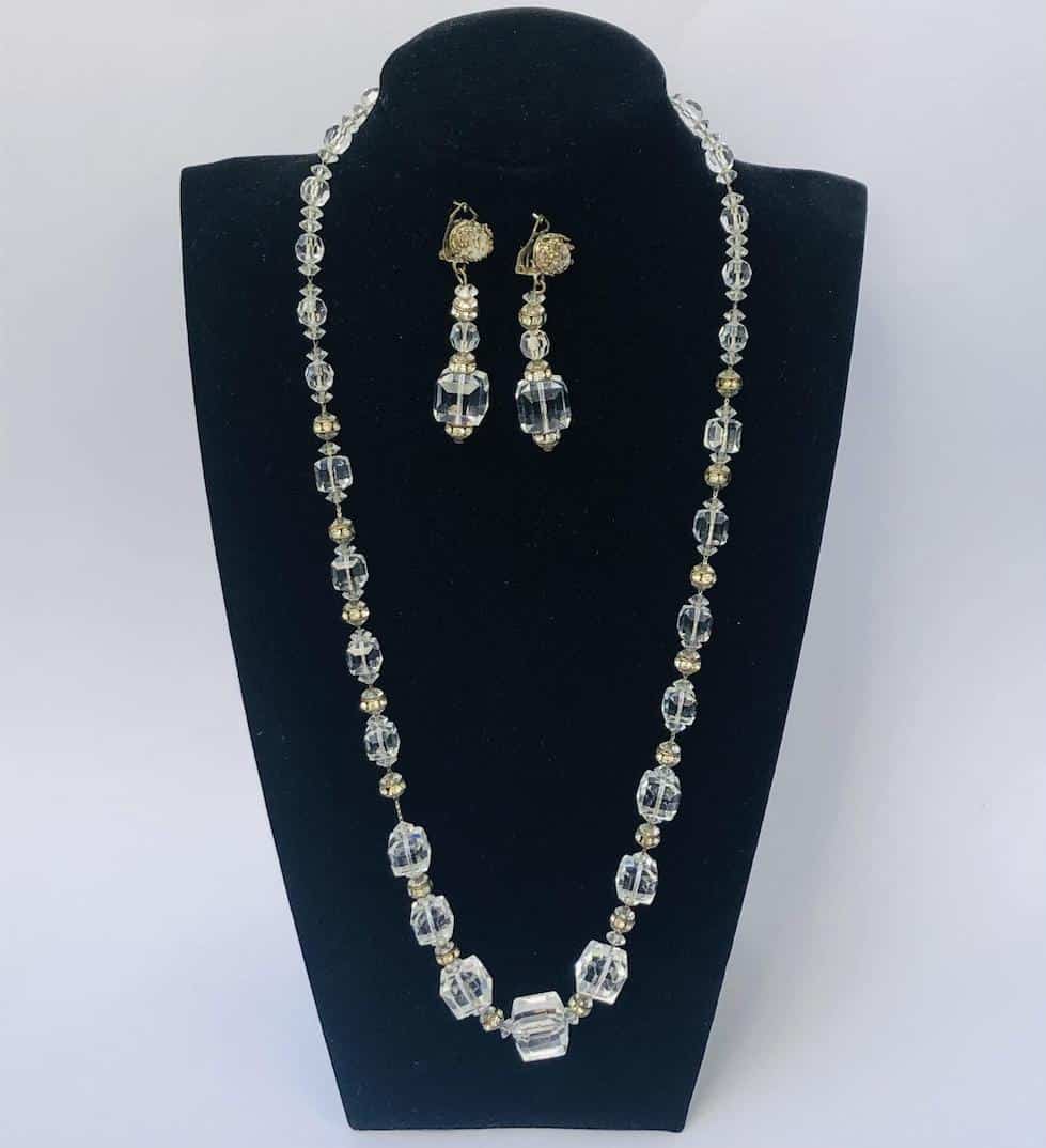 Stunning Couture Jean-Louis Scherrer Necklace and Earrings Set