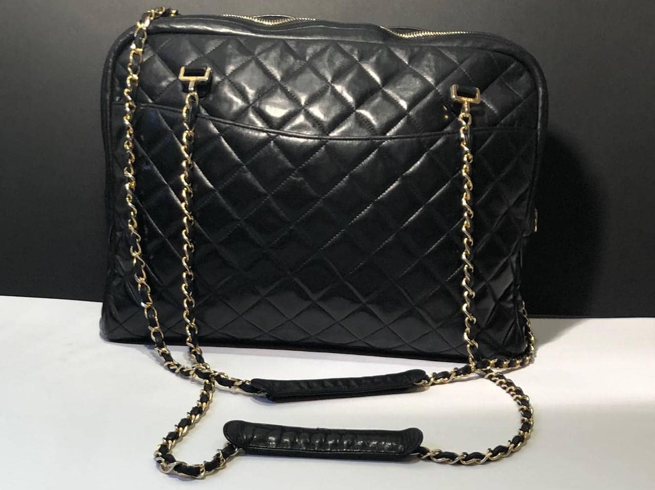 CHANEL Timeless Bag Quilted Leather Lambskin Maxi Vintage 1989 ...
