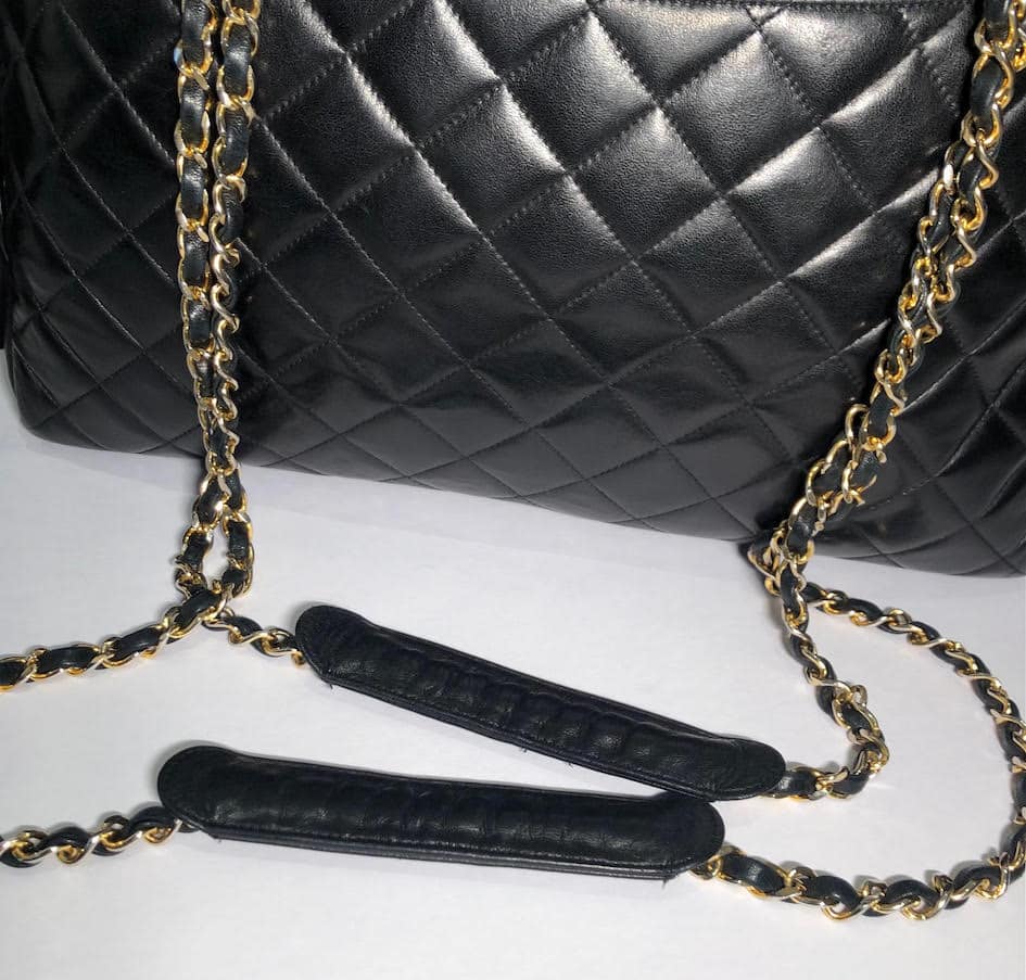 CHANEL Timeless Bag Quilted Leather Lambskin Maxi Vintage 1989