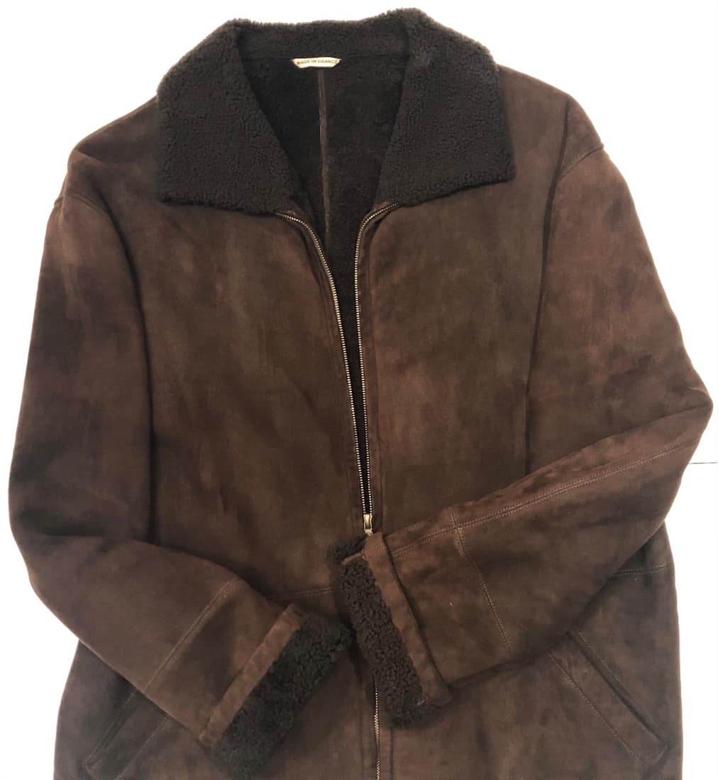 brown half jacket