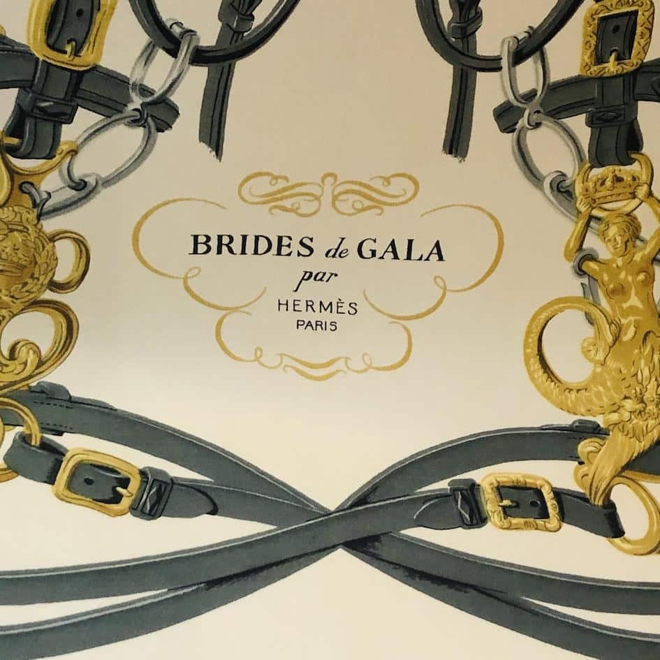 Hermès - Brides de Gala Broderie Anglaise Scarf 70