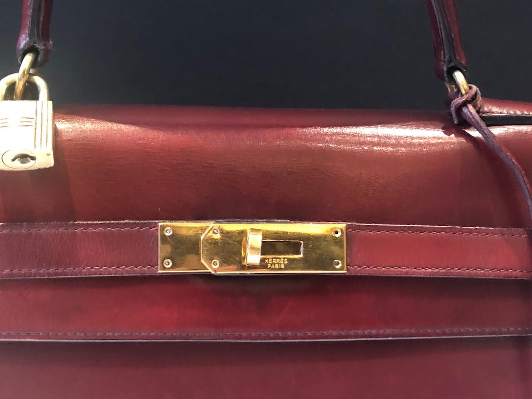 Tri-color Vintage Hermes Box Kelly Sellier 32 Bag – North Shore