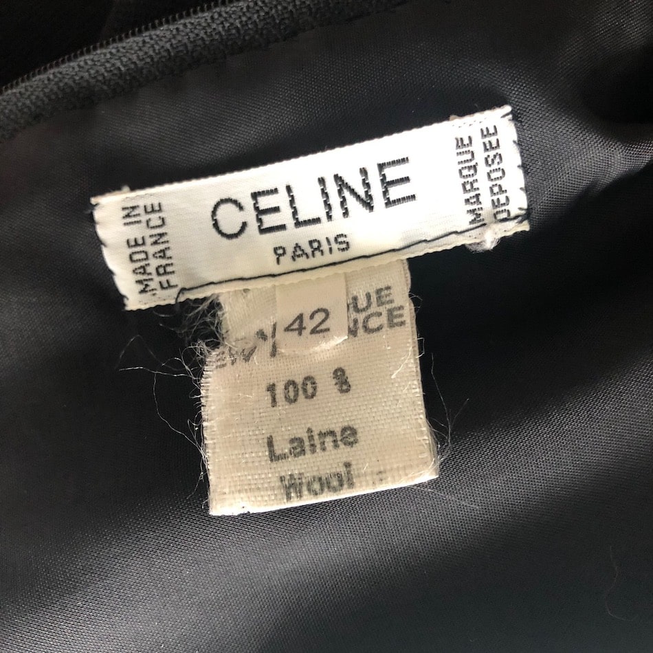 CÉLINE Skirt Vintage Sport With 8 Gold Tone Logo Buttons - Chelsea ...