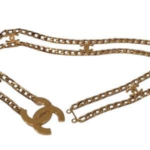 Chanel gold tone belt rare
