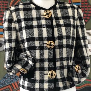 LOUIS FERAUD Vintage 1980s Black Sheath Dress Satin Belt - Chelsea