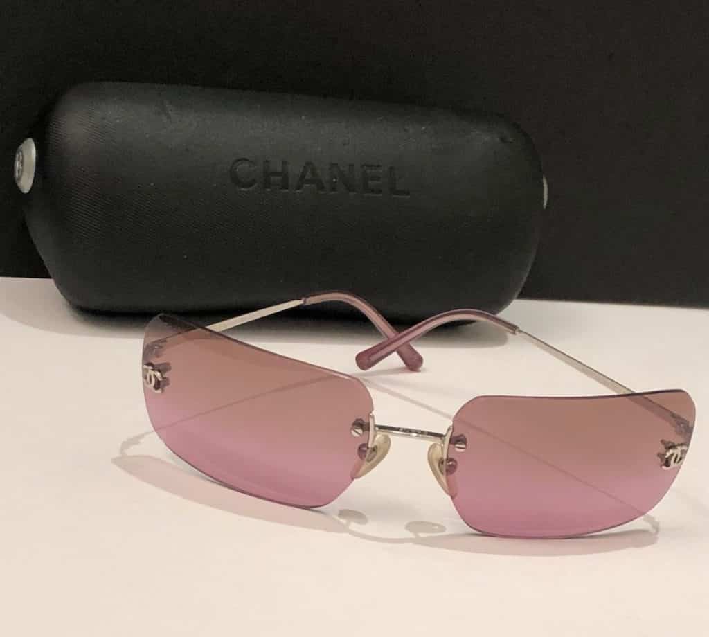 chanel clear sunglasses
