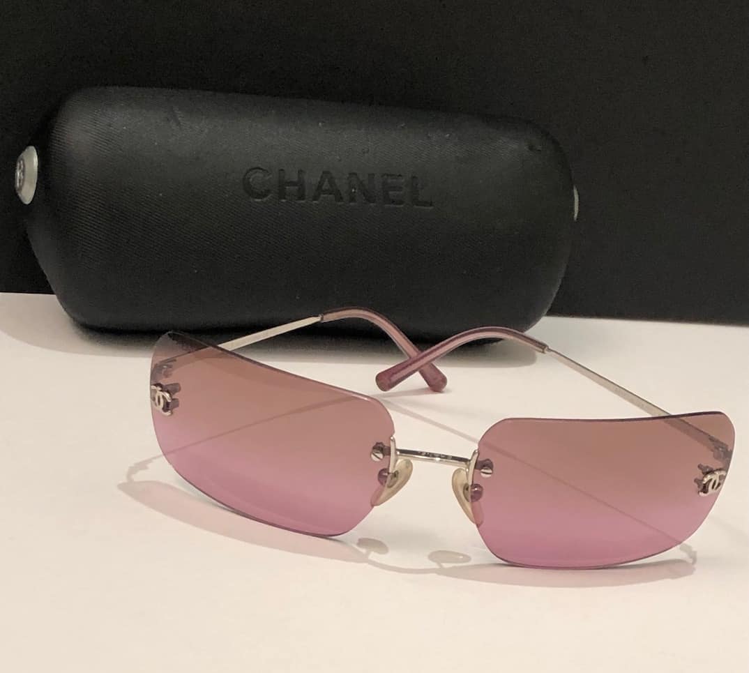 Rimless Rectangle Sunglasses Tinted Frameless Eyewear Vintage Transparent  Rectangle Glasses For Men | Fruugo BH
