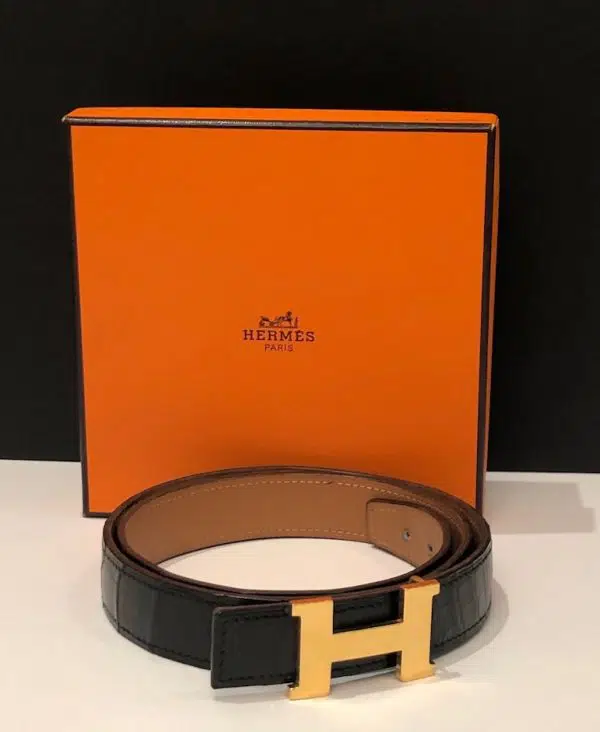 【HERMES】vintage pierce HERMÈS Vintage Gold Plated Enamel Clip On Earrings C.1990s W/Box