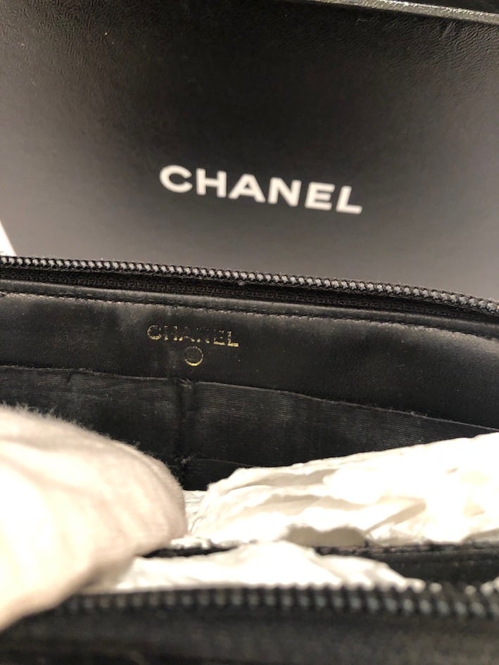 Sold at Auction: Black Leather Chanel Handbag circa 2004-2005
