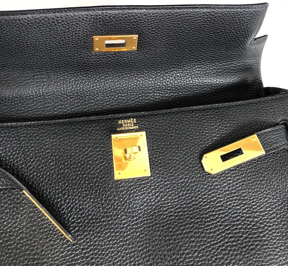 Hermès Kelly Retourne 32 Gold - Togo Leather GHW