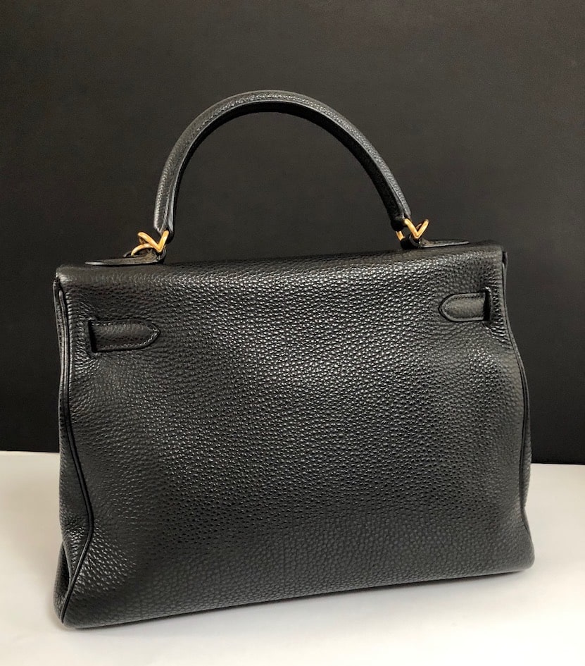 Hermes Kelly 32: Gray Designer Handbag